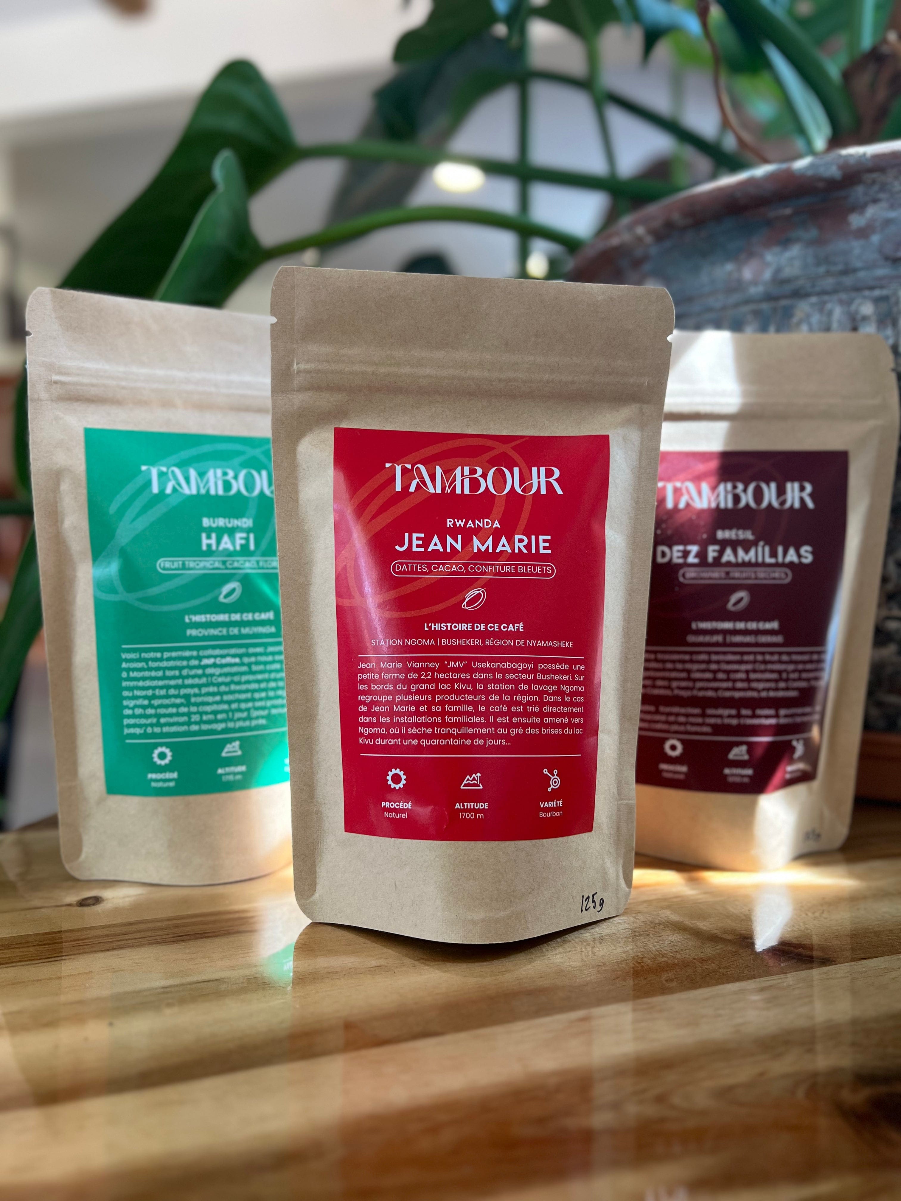Trio de dégustation (3x125g)