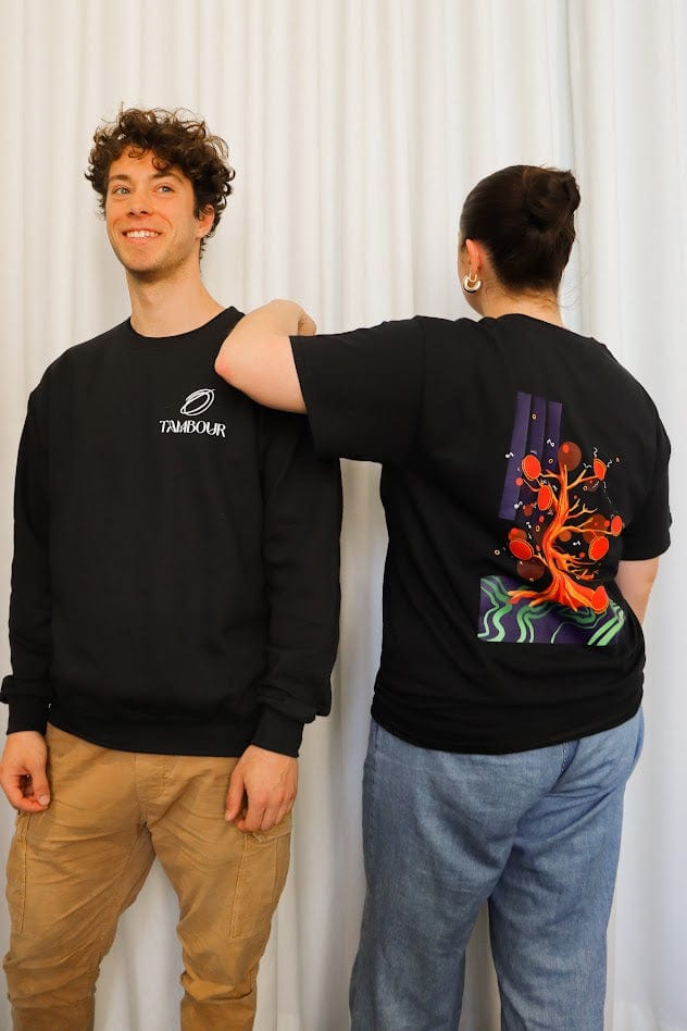 Crewneck Tambour Café